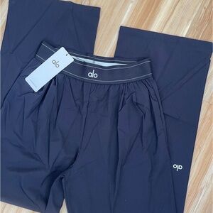 Alo Black trouser Pants